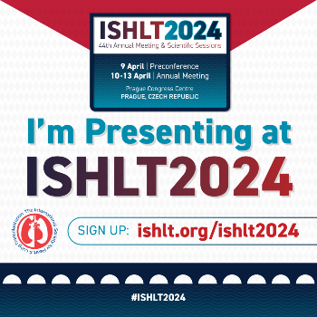 ISHLT2024 Presenter Promotional Graphic