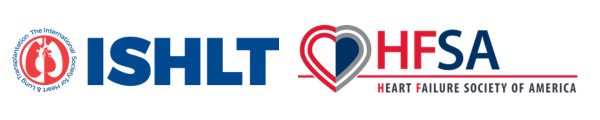 ISHLT logo and HFSA logo