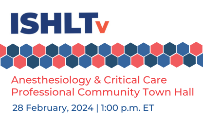 Anesthesiology and Critical Care Professional Community Town Hall