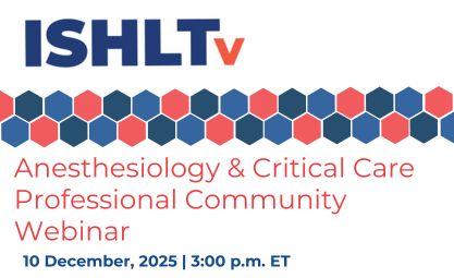 Anesthesiology & Critical Care Professional Community Webinar | 10 December, 2025 | 3:00 p.m. ET