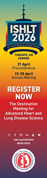 ISHLT2026 Exhibitor & Supporter 'Register Now' Digital Ad