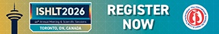 ISHLT2026 Exhibitor & Supporter 'Register Now' Digital Ad
