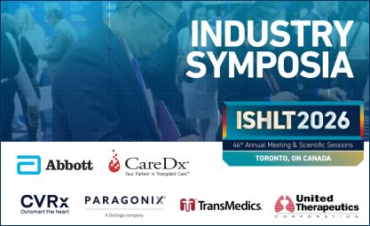 ISHLT2026 Industry Symposia held on Thursday, 23 April, 2026