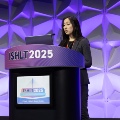 Photo of a presenter at ISHLT2025