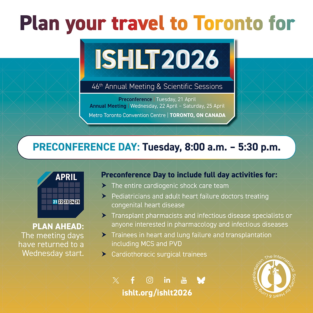 Preconference Day is Tuesday, 21 April | Annual Meeting is Wednesday - Saturday, 22-25 April