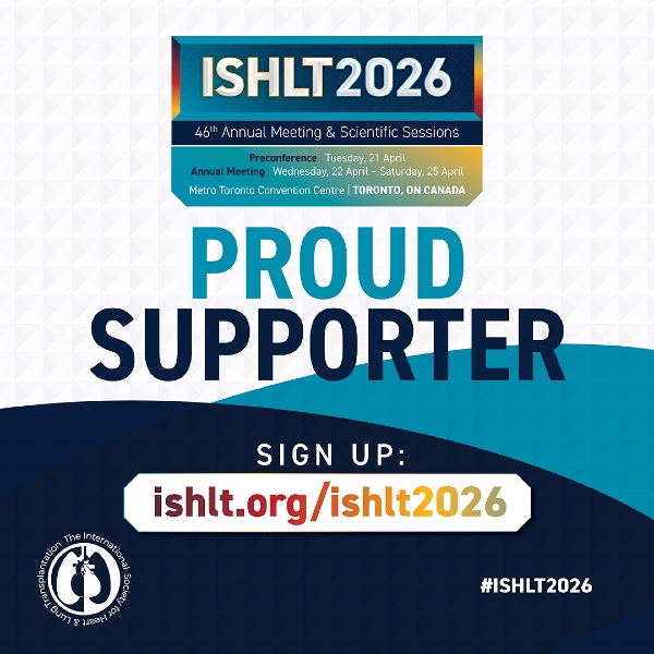 ISHLT2026 Supporter Promotional Social Graphic for Instagram