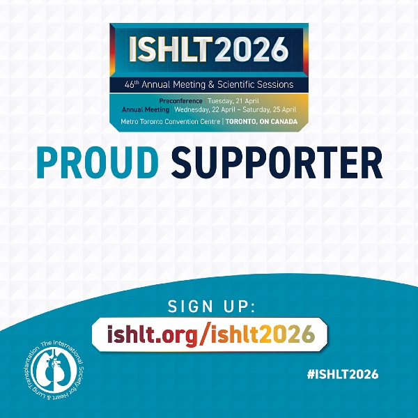 ISHLT2026 Supporter Promotional Social Graphic for Instagram