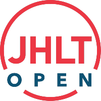 Logo with red open circle and text JHLT Open