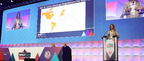 TTX Registry Chair Rebecca Cogswell presents at ISHLT2023