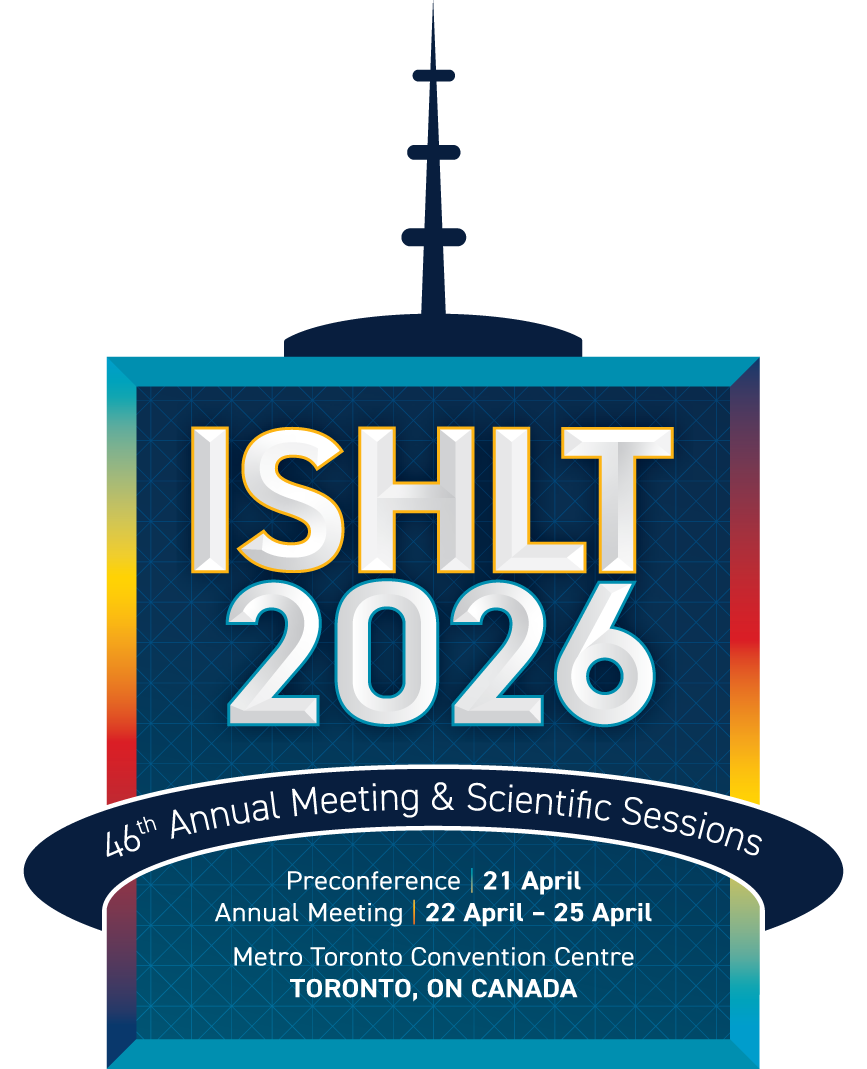 ISHLT2026 Annual Meeting & Scientific Sessions | Toronto, ON Canada | 22 - 25 April, 2026