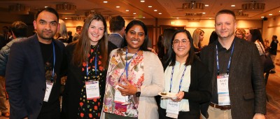 A group of Pulmonology
professionals at the Professional Community receptions at ISHLT2023 in Denver